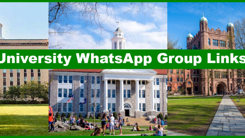 Join the Ultimate University WhatsApp Group Links