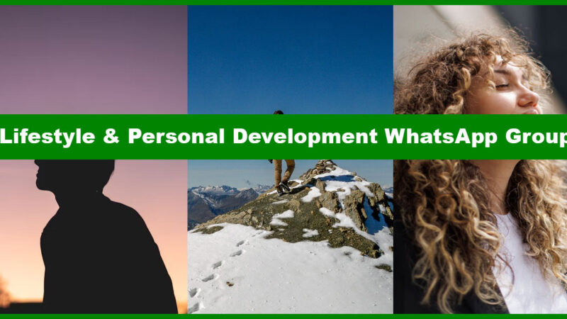 Top Active Lifestyle and Personal Development WhatsApp Group Links to Explore