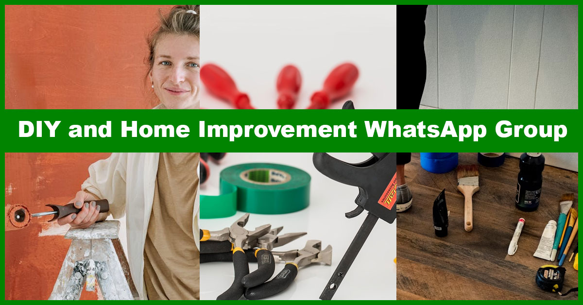 Top DIY and Home Improvement WhatsApp Group Links to Join