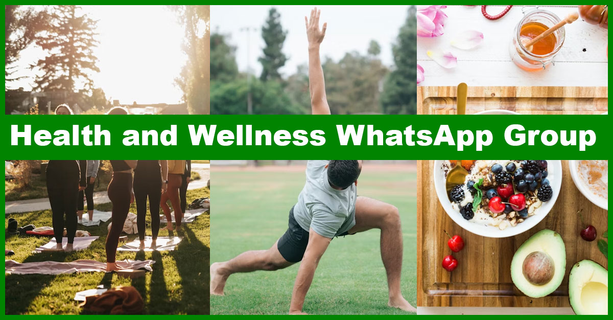 Top Health and Wellness WhatsApp Group Links to Join